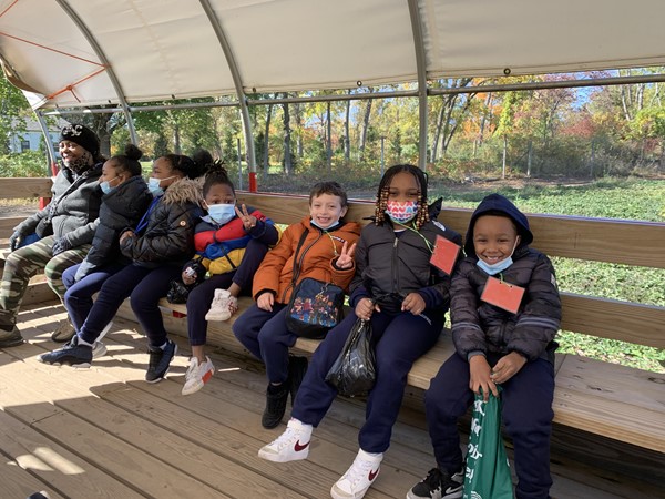 Students enjoy time at the farms.